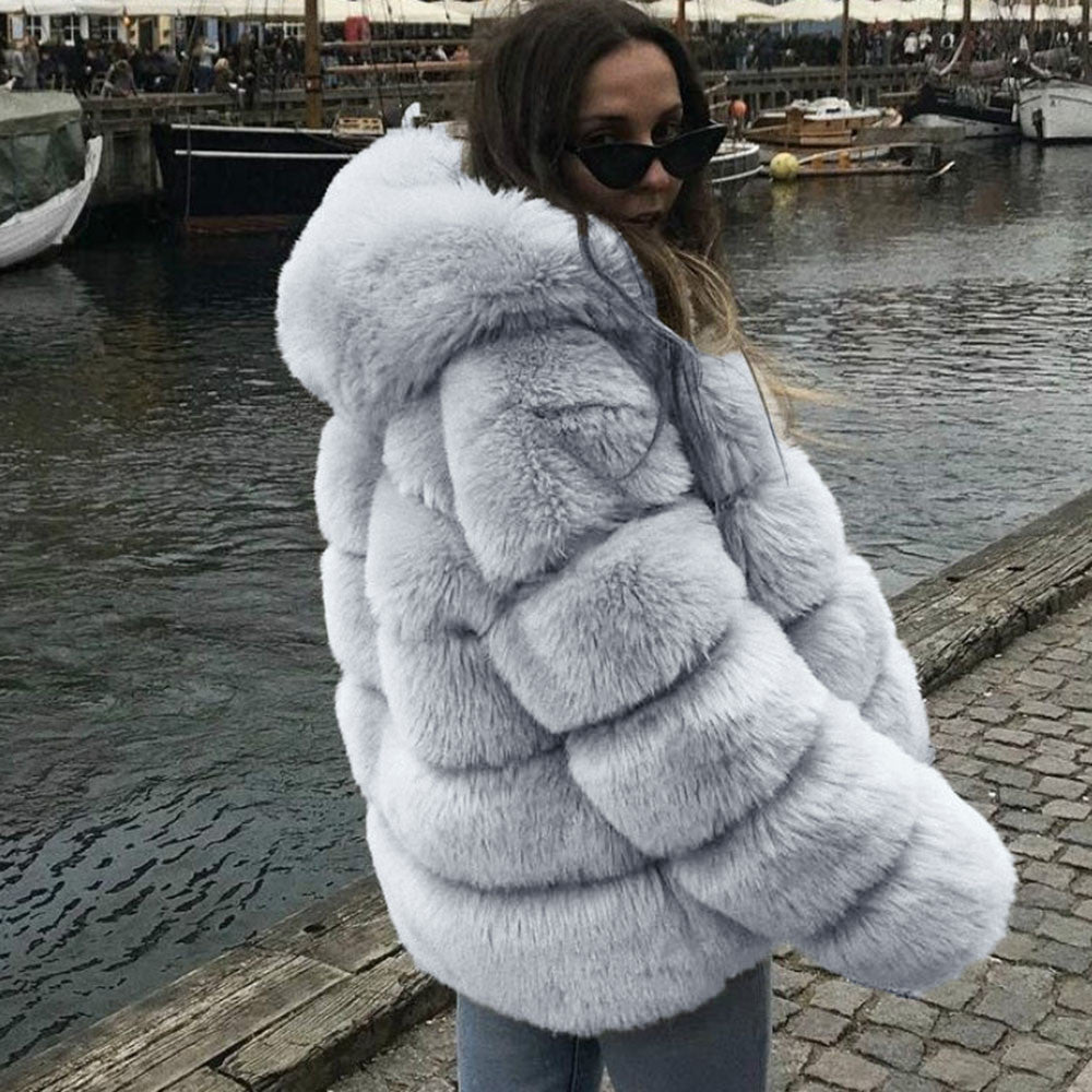 Manteau en fourrure pour femmes