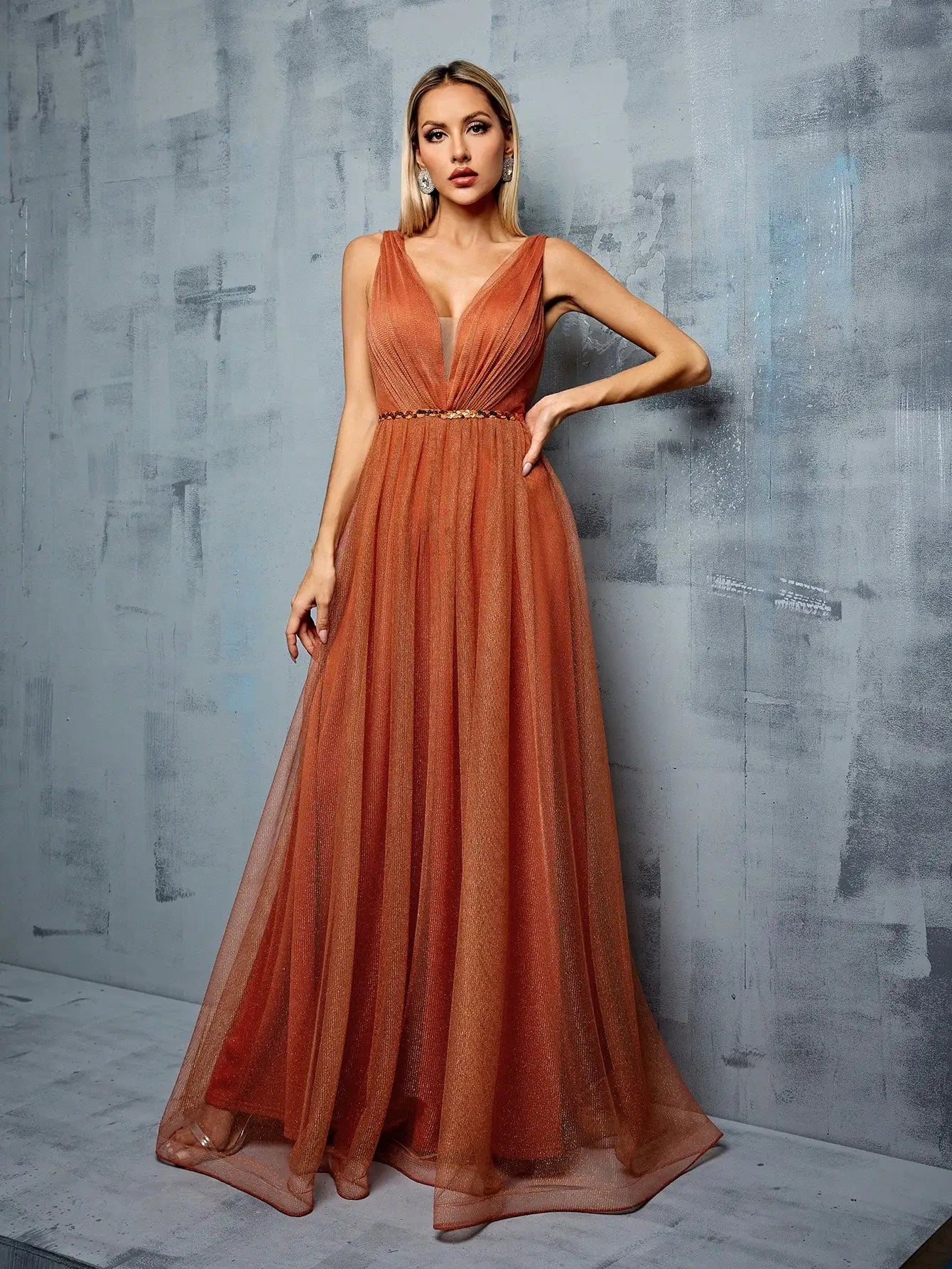 robe demoiselle d'honneur terracotta​
