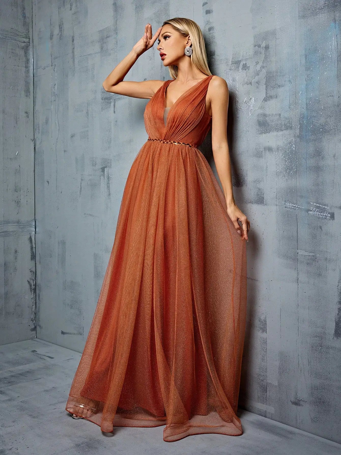 robe terracotta mariage​
